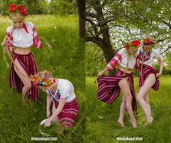 BohoNudeArt - Nika & Krystal. Ukrainian Style - Solo TGP