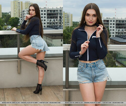 Monika May - Denim Altitude - MetArt - Solo Image Gallery