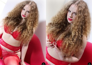 Jezebelle Sexy Suspenders - Spinchix - Solo Nude Pics