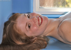 Tiffany Lance - Blue Window - Solo Sexy Gallery