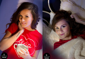 Charlie Rose Red Top - Spinchix - Solo Picture Gallery