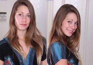 Candice Fergison - thin teen getting naked - Solo TGP