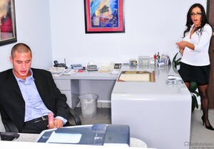 Francesca Le - Office Perverts - Hardcore Nude Gallery