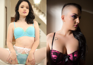 Yhivi, Rachael Madori - First Time Booty Licking - Lesbian Nude Gallery