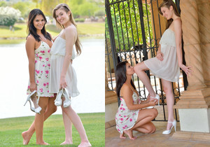 Eva and Violet - After The Wedding - FTV Girls - Lesbian Picture Gallery