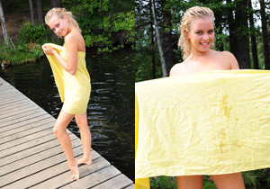 Berry A - The Dock - Erotic Beauty - Solo Sexy Photo Gallery