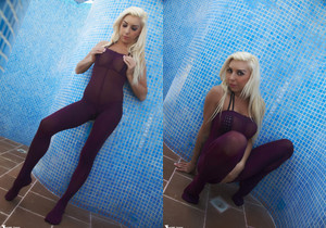 Alex Adams - Wet Tight Wonder - More Than Nylons - Solo Image Gallery