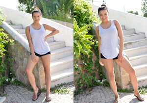 Lacey Banghard - Sporty - Solo Nude Pics
