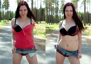 Nancy - Bush In The Open Air - Naughty Mag - Amateur Sexy Gallery