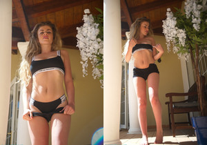 Holly Jade - Beauty In Black - Skin Tight Glamour - Solo TGP