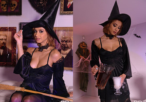 Veronica Leal - Squirting Witch Gets Ass Fucked - Hardcore Sexy Photo Gallery