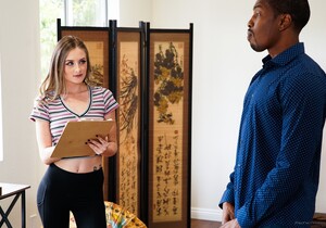 Kyler Quinn - I Can't Lose This Job - Fantasy Massage - Interracial Hot Gallery