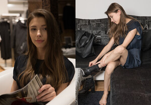 DenudeArt - Mila Azul in "Shopping" - Solo Image Gallery