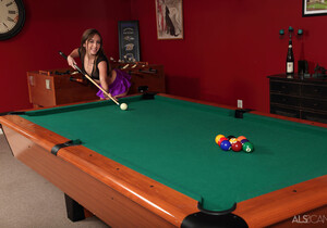 Dani Blu - Billiards Babe - ALS Scan - Solo Nude Pics
