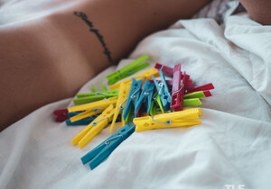 Kerry Bradshow - Clothespins Experiment 1 - The Life Erotic - Solo Hot Gallery