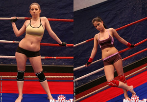 Nicole Sweet & Lexy Little - Girl on Girl - Nude Fight Club - Lesbian Sexy Gallery