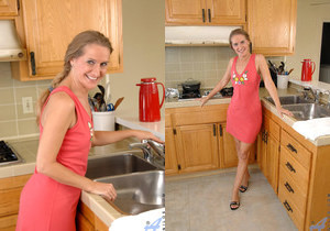 Sara James - Kitchen - Anilos - MILF Sexy Photo Gallery