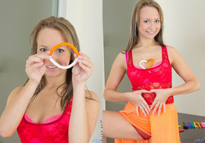 Aleksa taking off her panties - Nubiles - Teen Sexy Photo Gallery