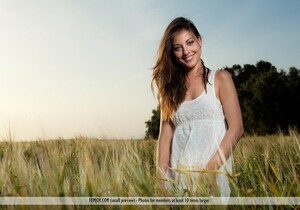 A Field With A Flower - Lorena G. - Solo Sexy Photo Gallery