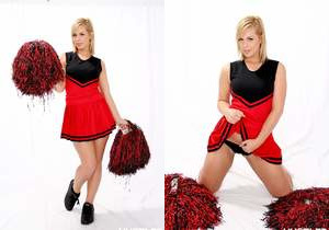 Interracial Cheerleader Orgy 2 - Lesbian Picture Gallery