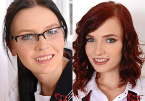 Leila Smith & Timea Bela - Euro Girls on Girls - Lesbian Sexy Photo Gallery