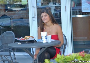 Marta - Afternoon Munchies - 8th Street Latinas - Latina Picture Gallery