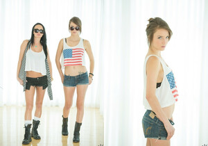 Alektra Blue & Malena Morgan - We Live Together - Lesbian Nude Gallery
