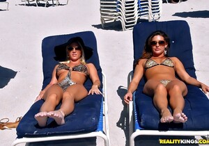 Gracie Glam,Molly Cavalli - Bikini Breeze - We Live Together - Lesbian Picture Gallery