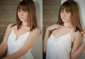 Chrissy Marie - White Lingerie - Solo Porn Gallery