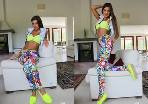 Melena Maria Rya in Happy pants - Solo Image Gallery