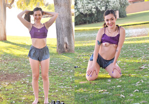 April - A Sunset At The Park - FTV Girls - Solo Hot Gallery