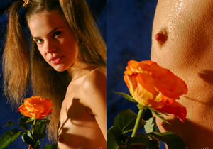 Anais - Posing with a Rose - Stunning 18 - Teen TGP