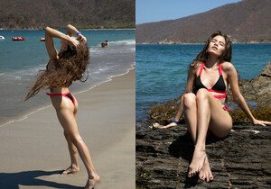 Irene Rouse - Beach relaxation - Solo HD Gallery