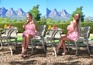 Lycia Sharyl - Mountain Breakfast - Solo Nude Pics