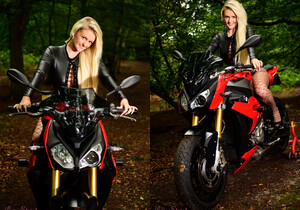 Lycia Sharyl - Sexy In Leathers - Solo Sexy Gallery