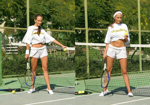 Niobe L - Niobe - Tennis Session - Stunning 18 - Teen Picture Gallery