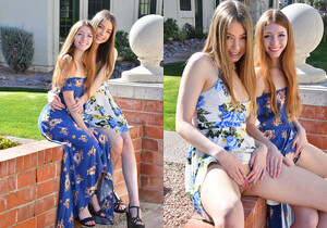 Myra & Sylvie - Playing The Upskirt - FTV Girls - Lesbian Porn Gallery