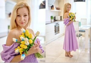 Sati Sol - Lilac Love - MetArt - Solo Nude Gallery
