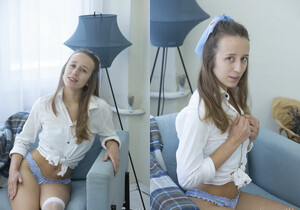 Mara - In a Cozy Chair - Stunning 18 - Teen Nude Gallery