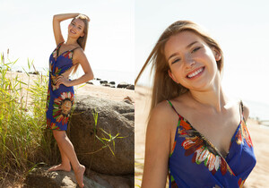 Briana - On The Beach - Erotic Beauty - Solo Nude Gallery