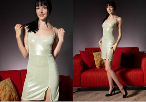 Amelia Riven - Little Green Dress - MetArt - Solo HD Gallery