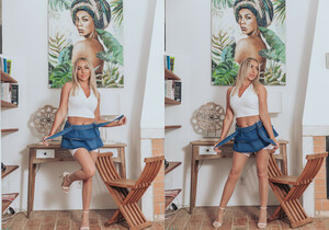 Beth Morgan - Cultural Elegance On Display - Solo Sexy Photo Gallery