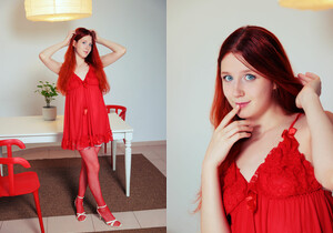 Alice - All Red - Eternal Desire - Solo Sexy Photo Gallery
