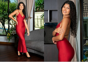 Kathai - Lustrous Red - MetArt - Solo Nude Pics