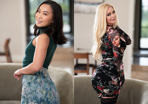 Serene Siren, Kimmy Kimm - Stepmommy's Little Product Tester - Lesbian Nude Gallery
