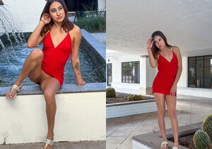 Krystal - Red Dress Cutie - FTV Girls - Solo Hot Gallery