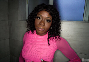 Melody Cummings - Ebony Tease & Slurpage - Filthy Kings - Ebony Image Gallery