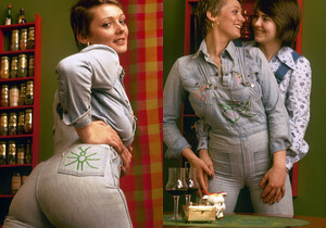 Jenny & Barbro, Charming sales-ladies - Jenny, Barbro - Lesbian Image Gallery