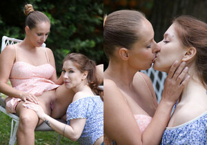Kinuski, Sata Jones - Outdoor Delight - Viv Thomas - Lesbian Sexy Gallery