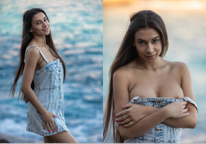 Vanessa Alessia - Surfside Stare - MetArt - Solo Image Gallery